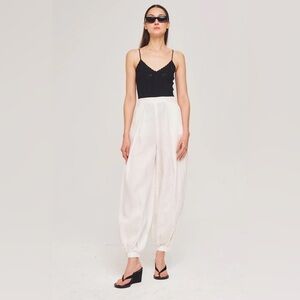 NEW Ronny Kobo Kristin WHITE pants LARGE